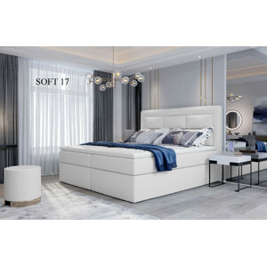 Čalouněná postel VIVRE Boxsprings 160 x 200 cm Provedení: Soft 17