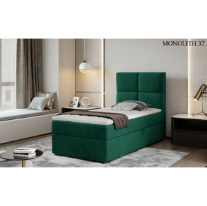 Čalouněná postel RIVIA Boxsprings 90 x 200 cm Provedení: Monolith 37
