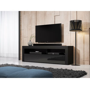 Televizní stolek MEX 160 cm černý/černý