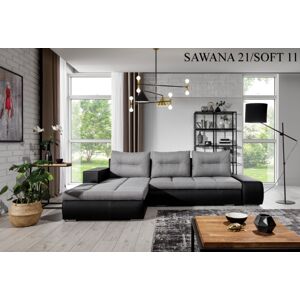 Rohová sedací souprava OTTAVIO, levé provedení Provedení: Sawana 21 + Soft 11