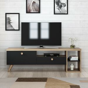 Televizní stolek PARION dub, černý