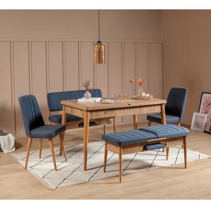 Jídelní set stůl, židle VINA borovice atlantic