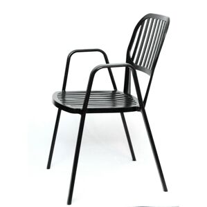Zahradní židle STRIPE černá