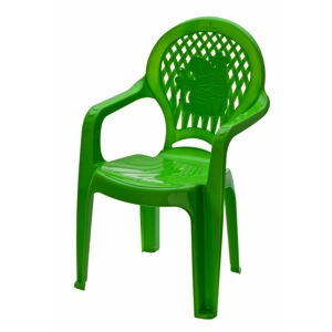 Dětská zahradní židle MODERN zelená
