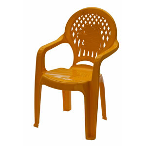 Dětská zahradní židle MODERN oranžová