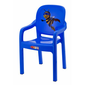 Dětská zahradní židle PATTERN modrá