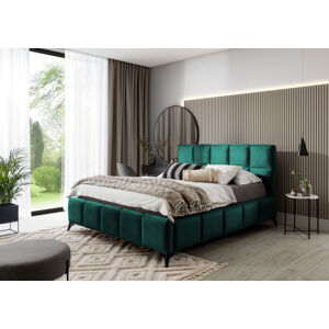 Čalouněná postel MIST 160 x 200 cm Provedení: Velvetmat 38