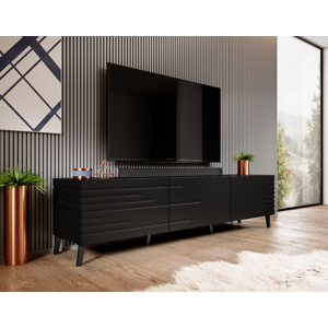 Televizní stolek Nova Barva: Černý mat