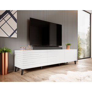 Televizní stolek Nova Barva: bílý mat