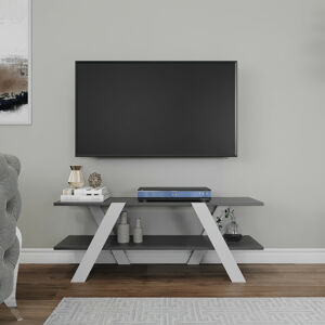 Televizní stolek APRIL bílá antracit