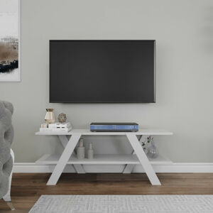 Televizní stolek APRIL bílá
