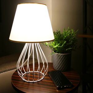 Stolní lampa AYD krémová