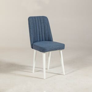 Jídelní židle VINA bílá modrá