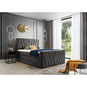 Čalouněná postel CANDICE Boxsprings 180 x 200 cm Barva: Nube 05