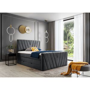 Čalouněná postel CANDICE Boxsprings 180 x 200 cm Barva: Nube 06