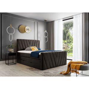 Čalouněná postel CANDICE Boxsprings 180 x 200 cm Barva: Nube 22