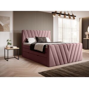 Čalouněná postel CANDICE Boxsprings 180 x 200 cm Barva: Velvetmat 24