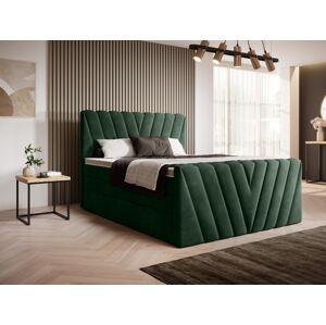 Čalouněná postel CANDICE Boxsprings 180 x 200 cm Barva: Loco 35
