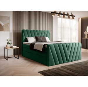 Čalouněná postel CANDICE Boxsprings 180 x 200 cm Barva: Lukso 35
