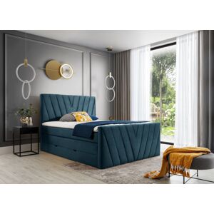 Čalouněná postel CANDICE Boxsprings 180 x 200 cm Barva: Nube 40