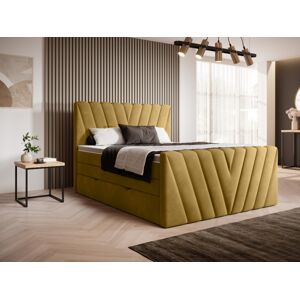 Čalouněná postel CANDICE Boxsprings 180 x 200 cm Barva: Loco 45