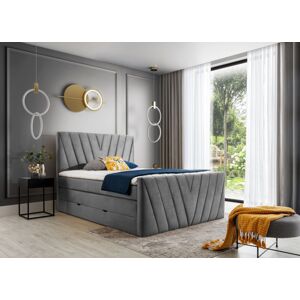 Čalouněná postel CANDICE Boxsprings 180 x 200 cm Barva: Nube 04