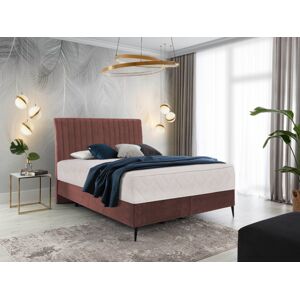 Čalouněná postel BLANCA Boxsprings 140 x 200 cm Barva: Lukso 24