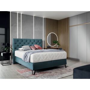 Čalouněná postel CORTINA Boxsprings 160 x 200 cm Barva: Monolith 76