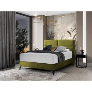Čalouněná postel SAFIRO Boxsprings 140 x 200 cm Barva: Loco 33