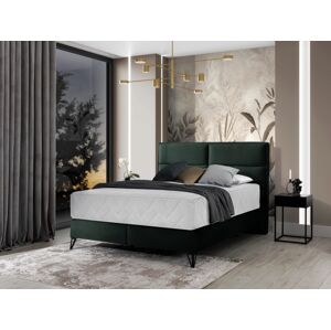 Čalouněná postel SAFIRO Boxsprings 140 x 200 cm Barva: Loco 35