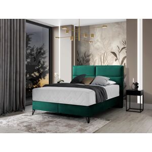 Čalouněná postel SAFIRO Boxsprings 140 x 200 cm Barva: Nube 35