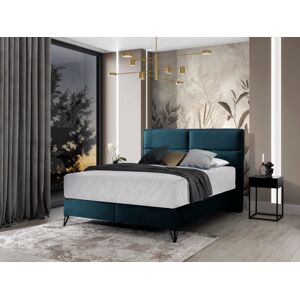 Čalouněná postel SAFIRO Boxsprings 140 x 200 cm Barva: Nube 40