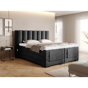 Čalouněná postel VEROS Boxsprings 140 x 200 cm Barva: Nube 06