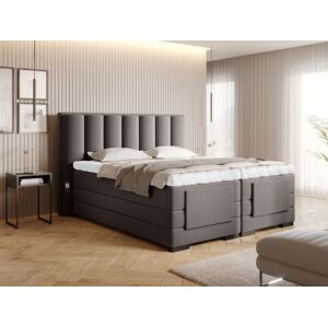 Čalouněná postel VEROS Boxsprings 140 x 200 cm Barva: Savoi 07