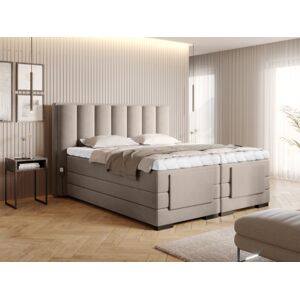 Čalouněná postel VEROS Boxsprings 140 x 200 cm Barva: Sola 18