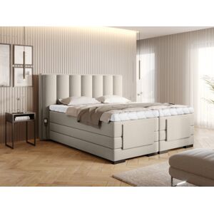 Čalouněná postel VEROS Boxsprings 140 x 200 cm Barva: Inari 22
