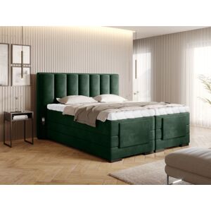 Čalouněná postel VEROS Boxsprings 140 x 200 cm Barva: Loco 35