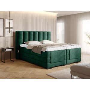 Čalouněná postel VEROS Boxsprings 140 x 200 cm Barva: Nube 35