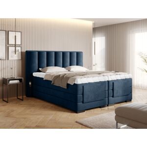 Čalouněná postel VEROS Boxsprings 140 x 200 cm Barva: Nube 40