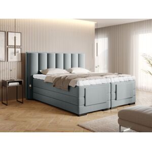 Čalouněná postel VEROS Boxsprings 140 x 200 cm Barva: Savoi 100