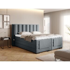 Čalouněná postel VEROS Boxsprings 140 x 200 cm Barva: Velvetmat 04