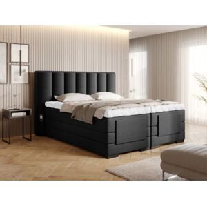 Čalouněná postel VEROS Boxsprings 160 x 200 cm Barva: Flores 10