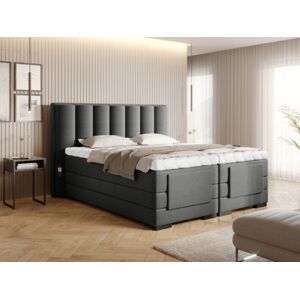 Čalouněná postel VEROS Boxsprings 160 x 200 cm Barva: Flores 04