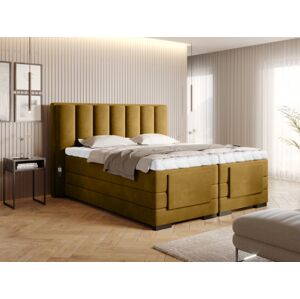 Čalouněná postel VEROS Boxsprings 160 x 200 cm Barva: Loco 45