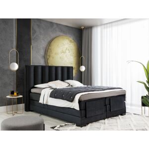 Čalouněná postel VEROS Boxsprings 160 x 200 cm Barva: Solar 99