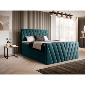 Čalouněná postel CANDICE Boxsprings 140 x 200 cm Barva: Lukso 39