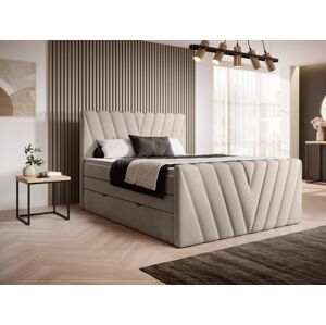Čalouněná postel CANDICE Boxsprings 160 x 200 cm Barva: Sola 18