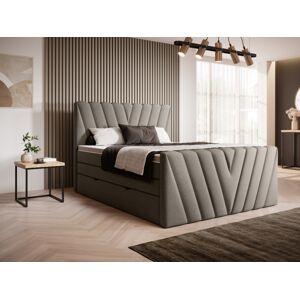 Čalouněná postel CANDICE Boxsprings 160 x 200 cm Barva: Vero 18