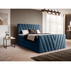 Čalouněná postel CANDICE Boxsprings 160 x 200 cm Barva: Lukso 40