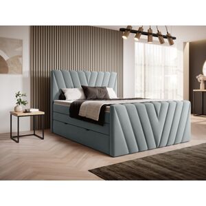 Čalouněná postel CANDICE Boxsprings 160 x 200 cm Barva: Savoi 100